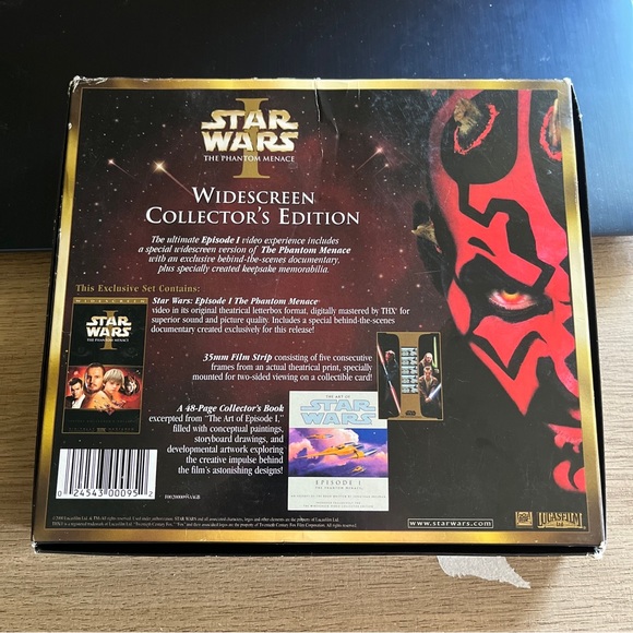 Star Wars The Phantom Menace Collectors edition VHS - Picture 2 of 9